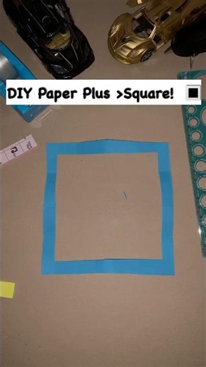 DIY Paper plus | Easy & Satisfying Paper Square Craft