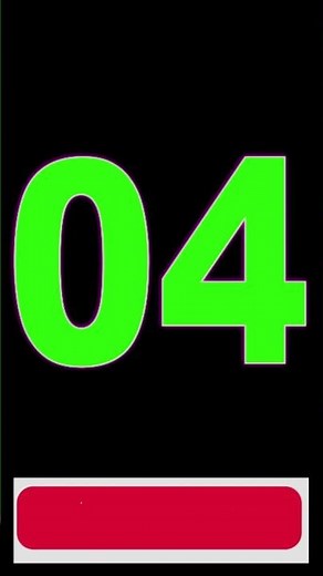 10 to 1 Countdown Amazing Neon color with words/Beep #shorts #2023