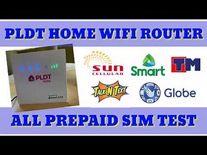 PLDT Prepaid Home Wifi Router: All Sims Test