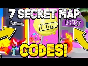 ALL 7 SECRET HIDDEN MAP CODES IN UNBOXING SIMULATOR! Roblox