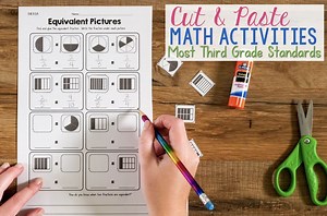 Cut & Paste Third Grade Math Activities