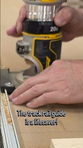 Using my palm router to add grooves to this panel