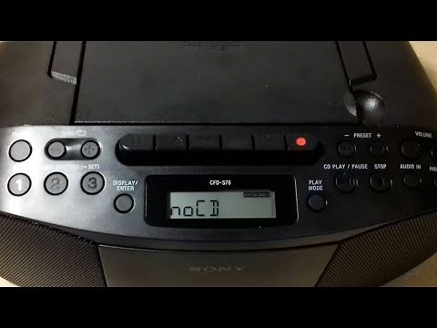 Sony CFD S70 No CD problem