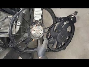 Audi A6 C6 Cooling Fan Radiator / Fan control module / Radiator Fan And Cooling Fan Replacement