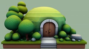 Tiny Low Poly House - Download Free 3D model by ARTEL_3D