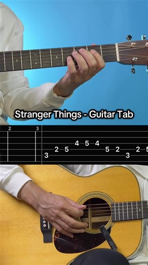 Learn Guitar with Stranger Things Tabs Tutorial