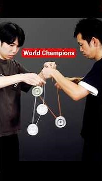 Crazy hard duo yo-yo tricks by World Champions 🏆🏆 #yoyo