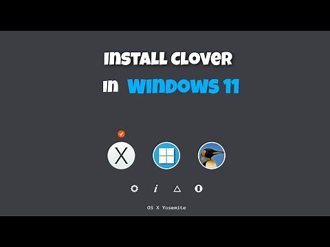 How to install clover bootloader in Windows 11