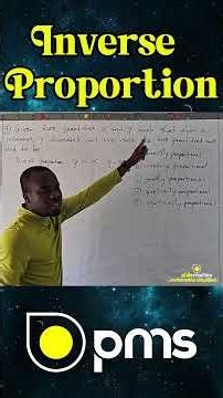 Simplifying Inverse Proportion In Minutes