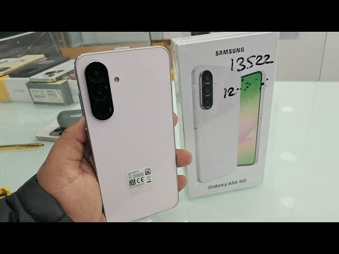 Samsung Galaxy A56 5G Unboxing | Awesome Pink 💗 | First Look & Box Contents 🔥