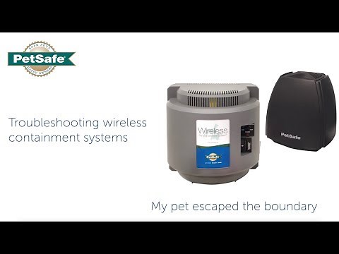 Troubleshoot PetSafe® Wireless Fence Systems - Pet escaped the boundary