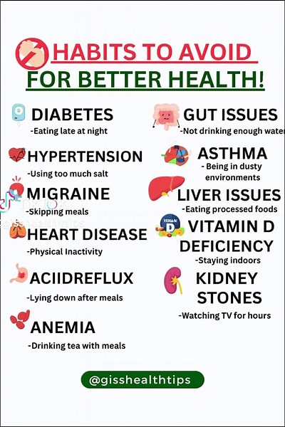Good health isn’t built overnight — it’s shaped by the small habits you repeat every day. #GissHealthyTips #HealthyHabits #BetterHealth #WellnessTips #HolisticHealth #HealthyLifestyle #PreventiveHealth #DailyWellness #MindBodyHealth #HealthAwareness #SelfCareHabits #LifestyleChange #WellbeingJourney #LiveHealthier #SmallHabitsBigChange#fyppppppppppppppppppppppp #viraltiktok
