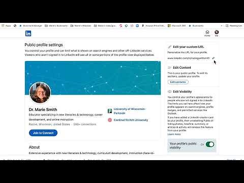 How to customize the URL of your Linkedin profile