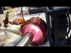 Induction Heating With ZVS Driver - Flat Induction Coil Boiling Water and Litz Wire Coils