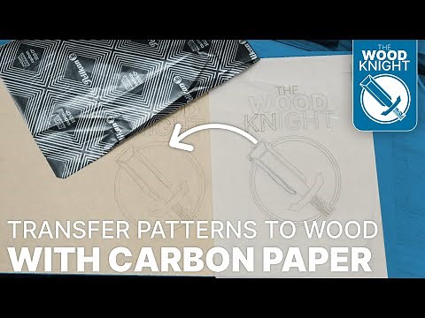 Transfer Patterns To Wood Using Carbon Paper