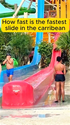 How fast is the fastest slide in the Carribean | Kelly Cook