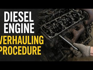 Overhauling Diesel Engine Procedure