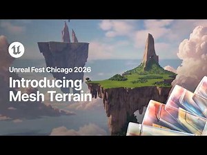 Introducing Mesh Terrain: Craft Large Complex Worlds | Unreal Fest Chicago 2026