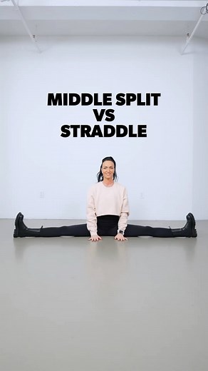 Middle Split VS Straddle 😀 Begin your journey to flexibility now with the STRETCHIT app! Register for the Flexible Back Challenge starting on Monday. Link in stories. #stretchitapp | STRETCHIT