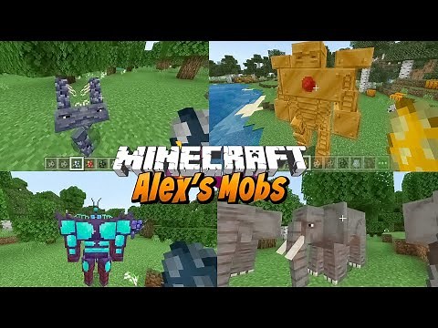 DOWNLOAD Alex's Mobs Mod Minecraft PE 1.18 | Alex's Mobs Mod Showcase