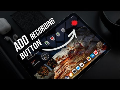 How to Get the Record Button on iPad (tutorial)