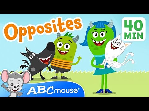 🎉 Monster Opposites & More Fun Educational Songs for Kids 🎵 | ABCmouse | 40-Minute Compilation