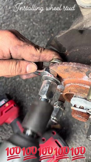 136K views · 381 reactions | Installing wheel stud without having a wheel stud installer | Rajj Rajj | Facebook