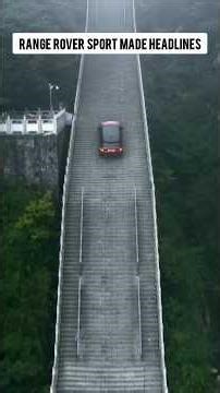 The Power of Range Rover Sport – 999 Stairs, Extreme Stunts & SV Performance Explained