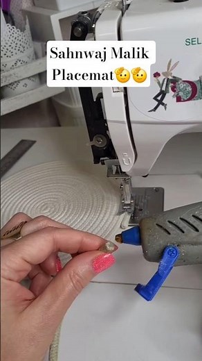 Placemat Making with Sewing Machine | Craft Process | Sayna Home | Sahnwaj Malik