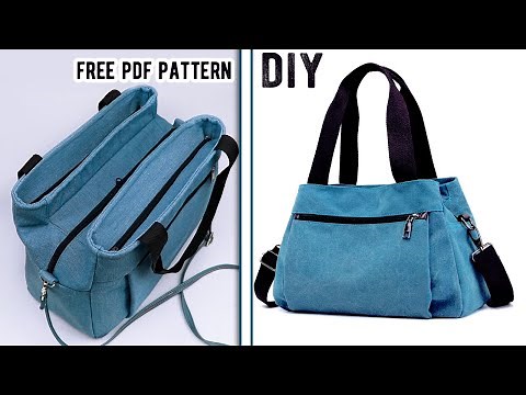 DIY Denim Triple Bag Tutorial Popular Design