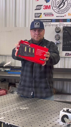 7.6K views · 145 reactions | I bought these about a month ago & they are my favourite work lights in the shop hands down. Snap-on Tools LED’s Triple threat, individually magnified, case magnified, no more individual plug ins all in one charging!! #ledlighting #ledlights #snapon #snapontools #shoptools #organization | Dick Industries Inc | Facebook