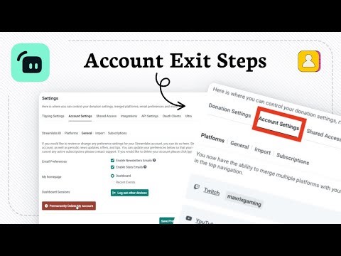How to delete a Streamlabs account (Profile Removal)