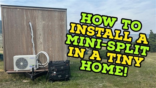 How to Install a Mini Split AC System in a Tiny Home! (Pioneer Air Conditioner)