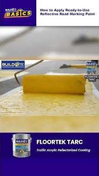 How to Apply Ready-to-Use Reflective Road Marking Paint