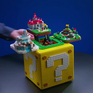 ❓ Kan jij Prinses Peach redden? In het LEGO Super Mario 64 ?-block zitten allerlei verrassingen. Ben jij klaar om jouw game herinneringen na te bouwen? ❓ | LEGO