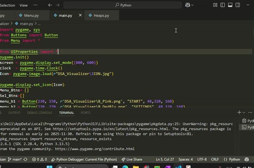 ✨ Excited to share my summer project: DSA Visualizer 🚀 | Hadiah Batool