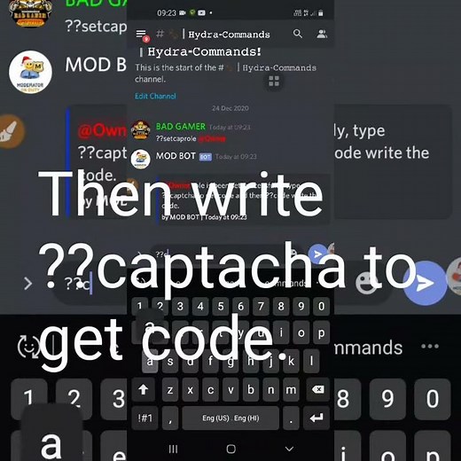 How to use Captcha Verification in discord