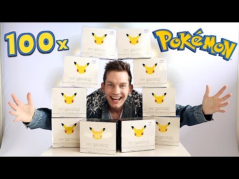 Opening 100x Pokémon Celebrations Booster Packs