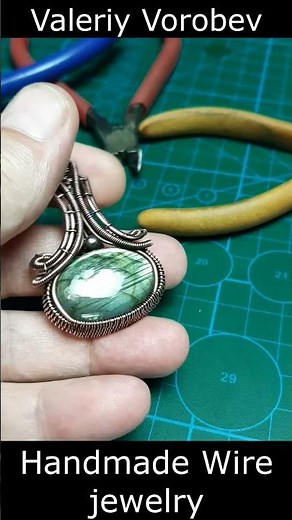 Handmade wire jewelry Valeriy Vorobev Free wire wrapped jewelry step by step tutorials for beginners