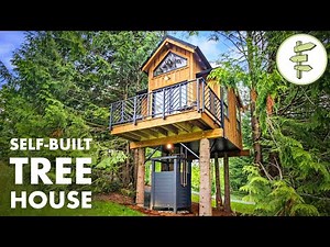 Stunning Ultra Tiny Tree House with Modern Interior Design - FULL CABIN TOUR