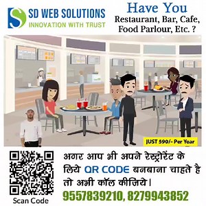 2.3K views | Generate QR Code Menu in 5 mins @ 590/- Year Scan &...