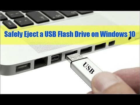 How to Remove USB Flash Drive from Windows 10 Computer Safely
