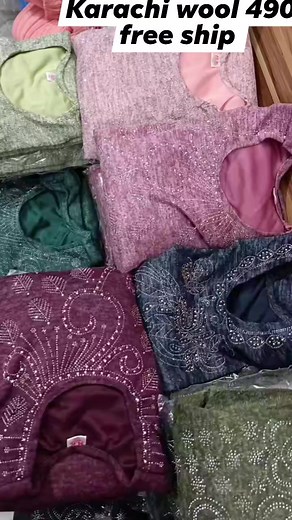 9.6K views · 127 reactions | Karachi suits @ 490 free ship Booking nmbr 6284387347 Follow Tanya's collection @followers #karachisuits #winterfashion #winteroutfit #ethnicwear #suitsalwar #suits | Tanya's collection | Facebook