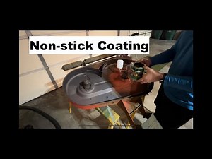 Simplicity Mower End of Season Maintenance #2: Graphite coating on mower deck