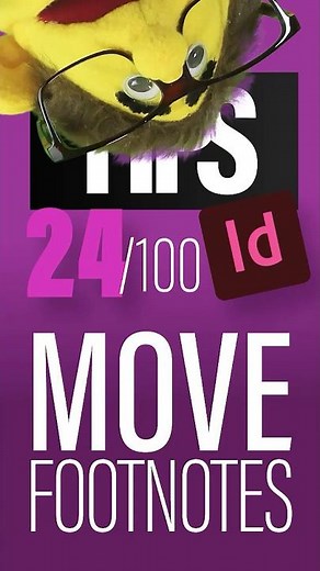 The footnote trick nobody knows about #InDesign #Tutorial