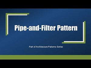 Pipe and Filter Pattern - Architectural Patterns - Devsena Mishra