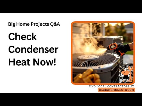 Condenser Heat Discharge Test Using Line Temperatures