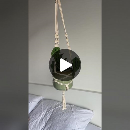 DIY Macrame Plant Pot Hanger Tutorial