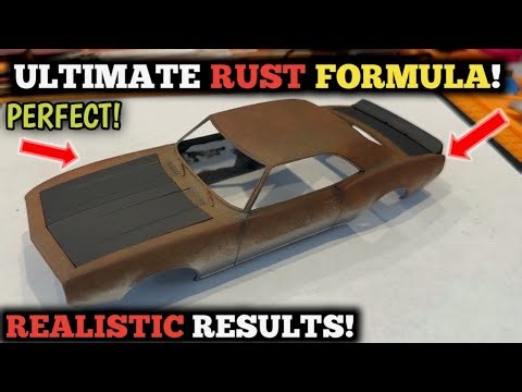 The ULTIMATE Formula for Creating REALISTIC Rust! AMT 67 Chevy Camaro Part 1