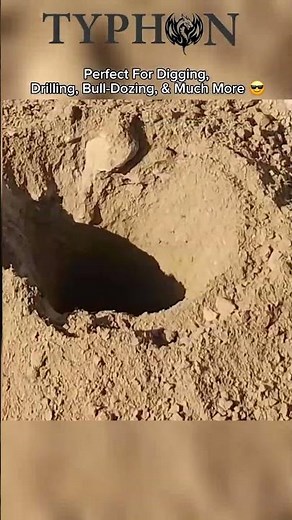 TYPHON TERROR X STORM Mini Excavator – 1 Ton Trench Digger with Canopy, Wide Bucket For Garden, Farm